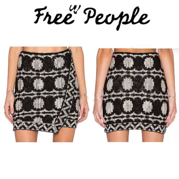Free People Wrapped In Your Blanket Skirt - Picture 1 of 12